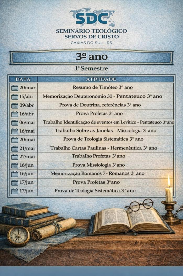 3Âº Ano (1Âº Semestre)
